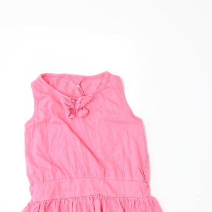 girl2girl Girls Pink   A-Line  Size 5-6 Years