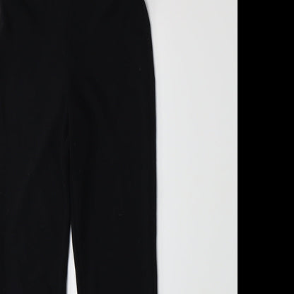 George Girls Black   Capri Trousers Size 9-10 Years