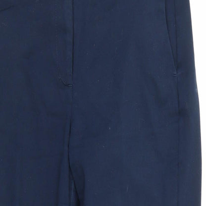 Womens UK Size 12 Marks and Spencer Regular Fit  Blue Trousers