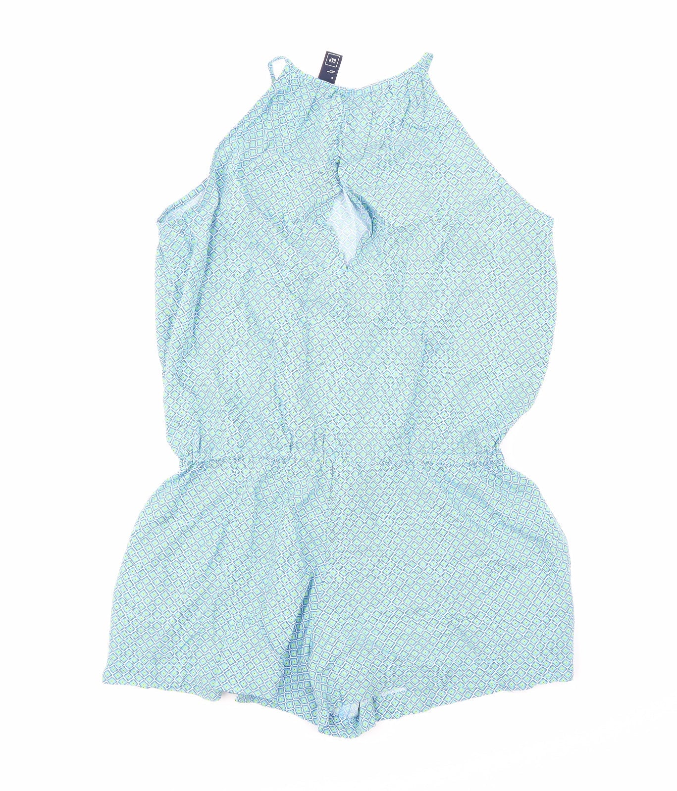 Gap Womens Blue Geometric  Playsuit One-Piece Size S