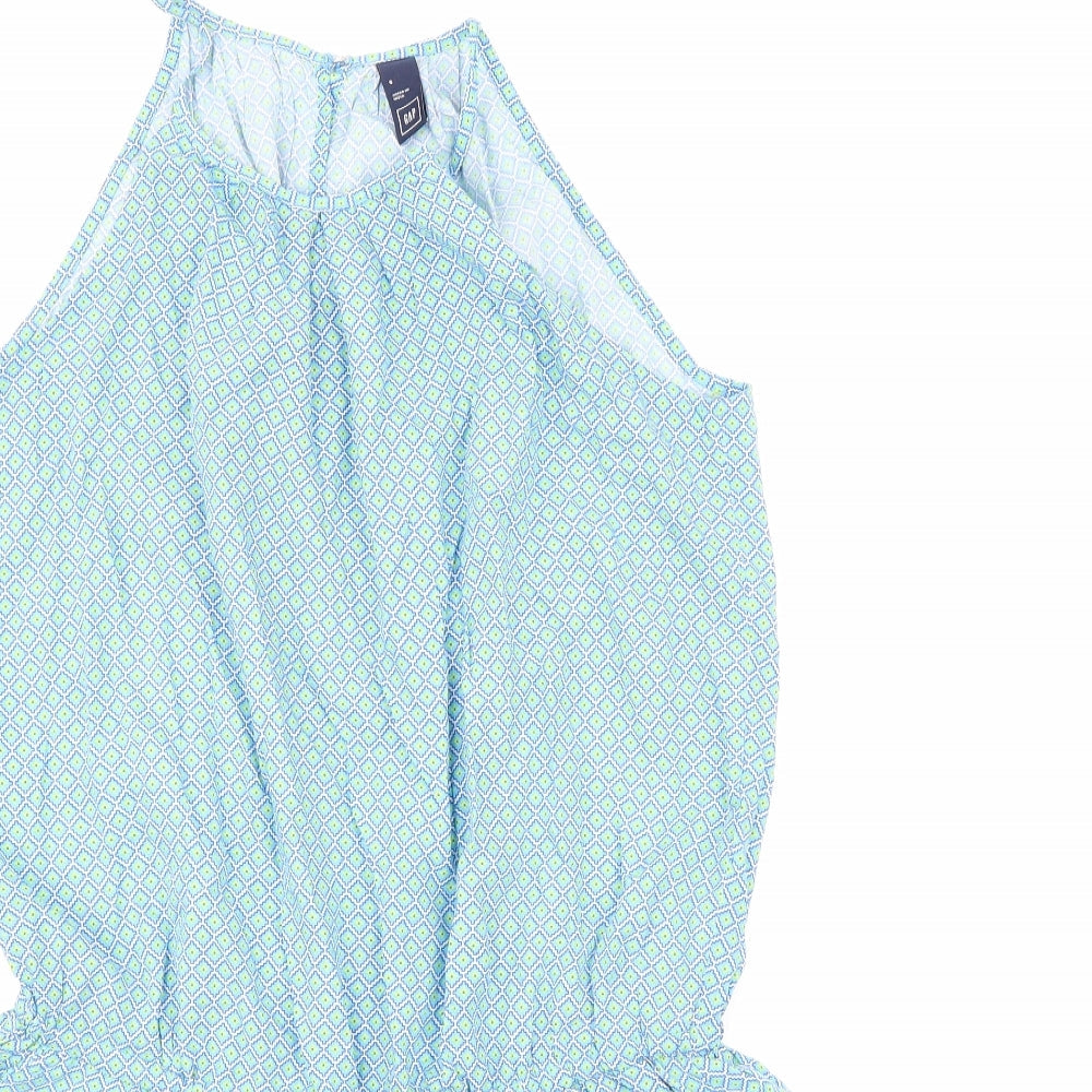 Gap Womens Blue Geometric  Playsuit One-Piece Size S