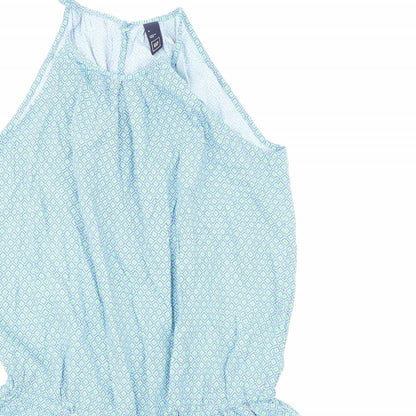 Gap Womens Blue Geometric  Playsuit One-Piece Size S