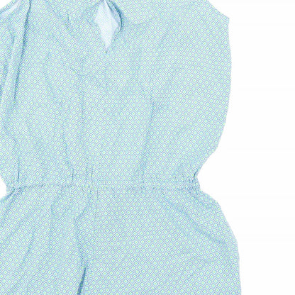 Gap Womens Blue Geometric  Playsuit One-Piece Size S