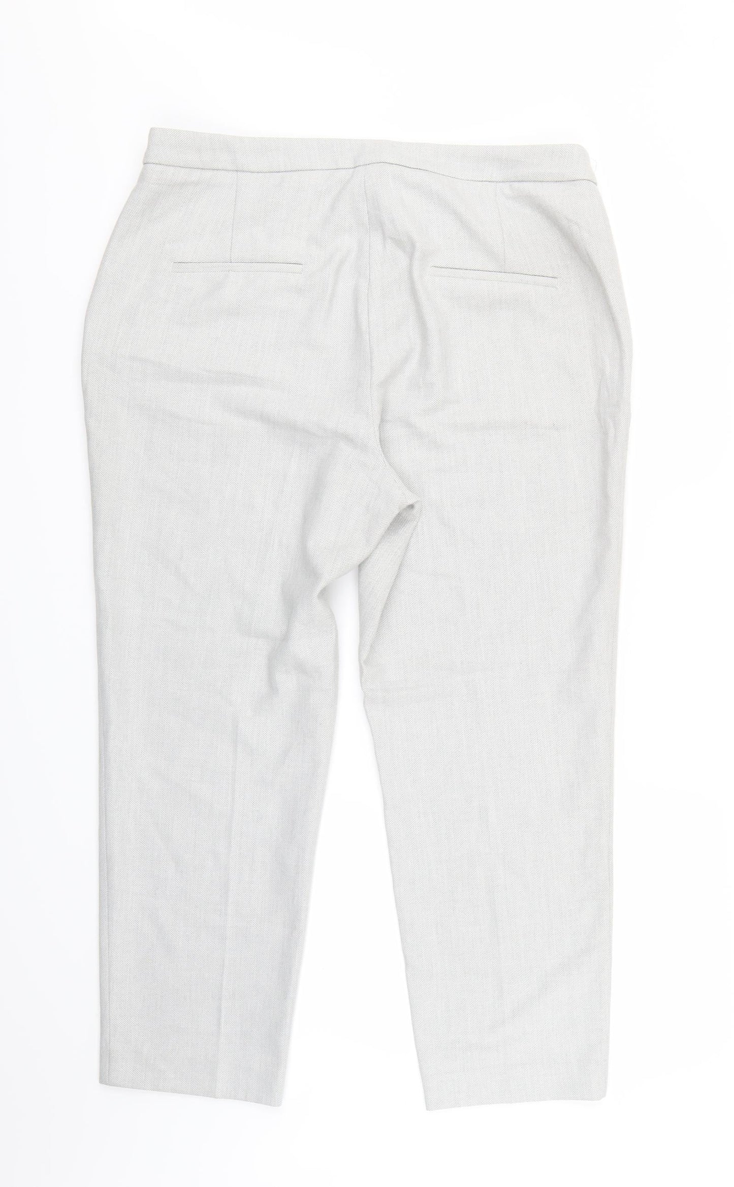 Womens UK Size 18 H&M Regular Fit  Grey Trousers