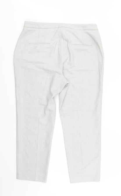 Womens UK Size 18 H&M Regular Fit  Grey Trousers