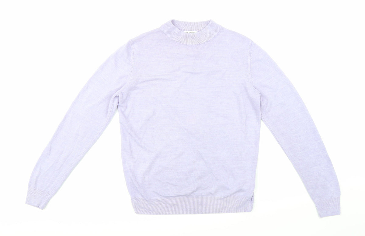 Marks & Spencer Womens Purple  Knit Pullover Jumper Size 14