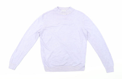 Marks & Spencer Womens Purple  Knit Pullover Jumper Size 14