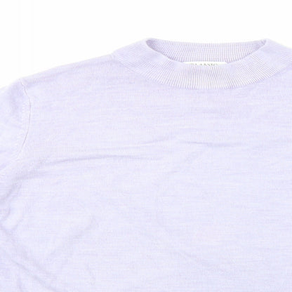 Marks & Spencer Womens Purple  Knit Pullover Jumper Size 14
