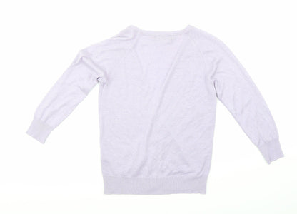Atmosphere Womens Purple  Knit Cardigan Jumper Size 10
