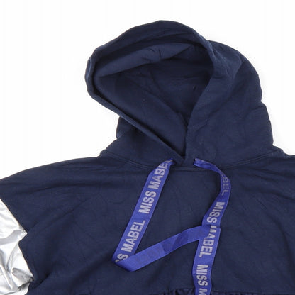 Mabel Doll Girls Blue   Henley Hoodie Size XL