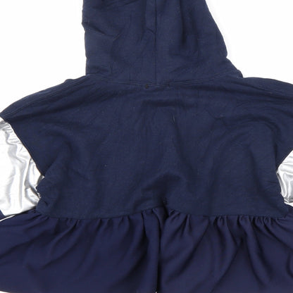 Mabel Doll Girls Blue   Henley Hoodie Size XL