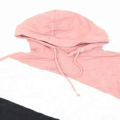 Boohoo Womens Pink   Pullover Hoodie Size S