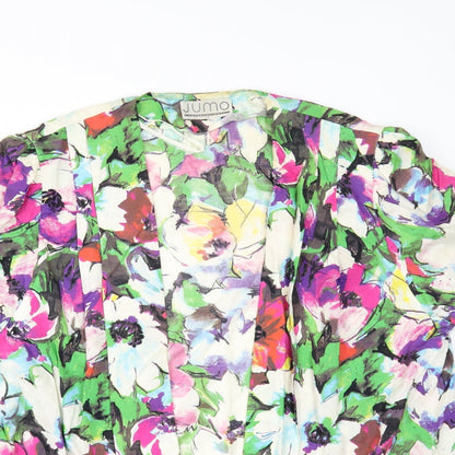 jumo Womens Multicoloured Floral  Jacket  Size M