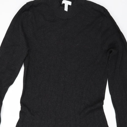 H&M Womens Grey   Jumper Dress  Size L
