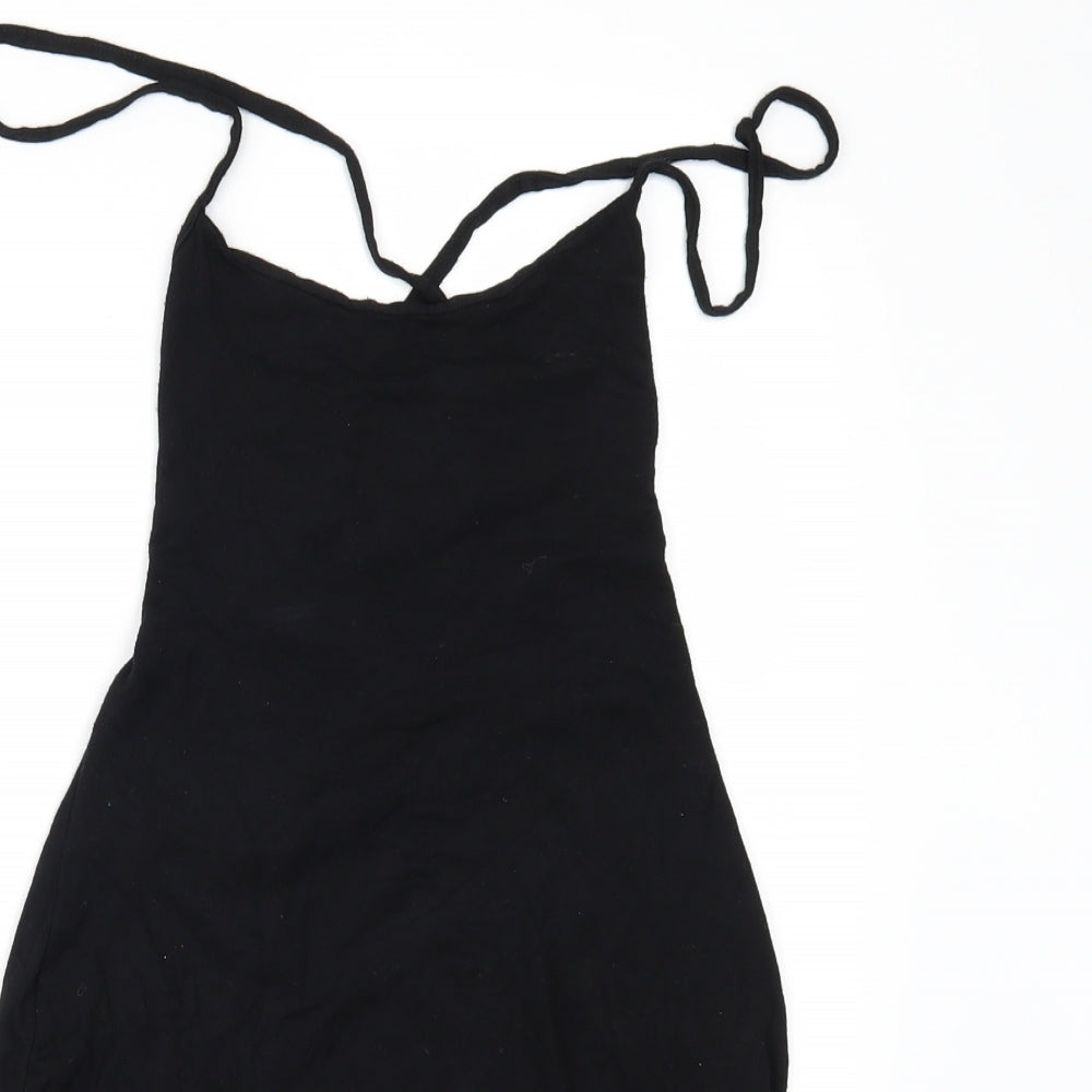 Nasty Gal Womens Black   Basic T-Shirt Size 8