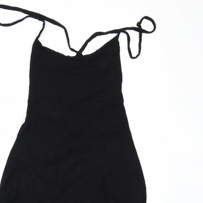 Nasty Gal Womens Black   Basic T-Shirt Size 8