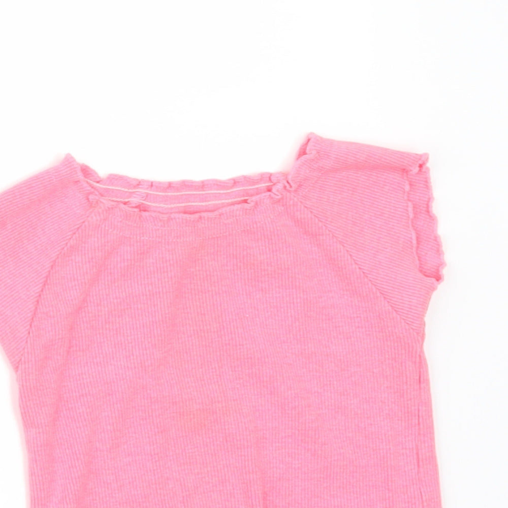 Next Girls Pink   Basic T-Shirt Size 4 Years