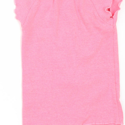 Next Girls Pink   Basic T-Shirt Size 4 Years