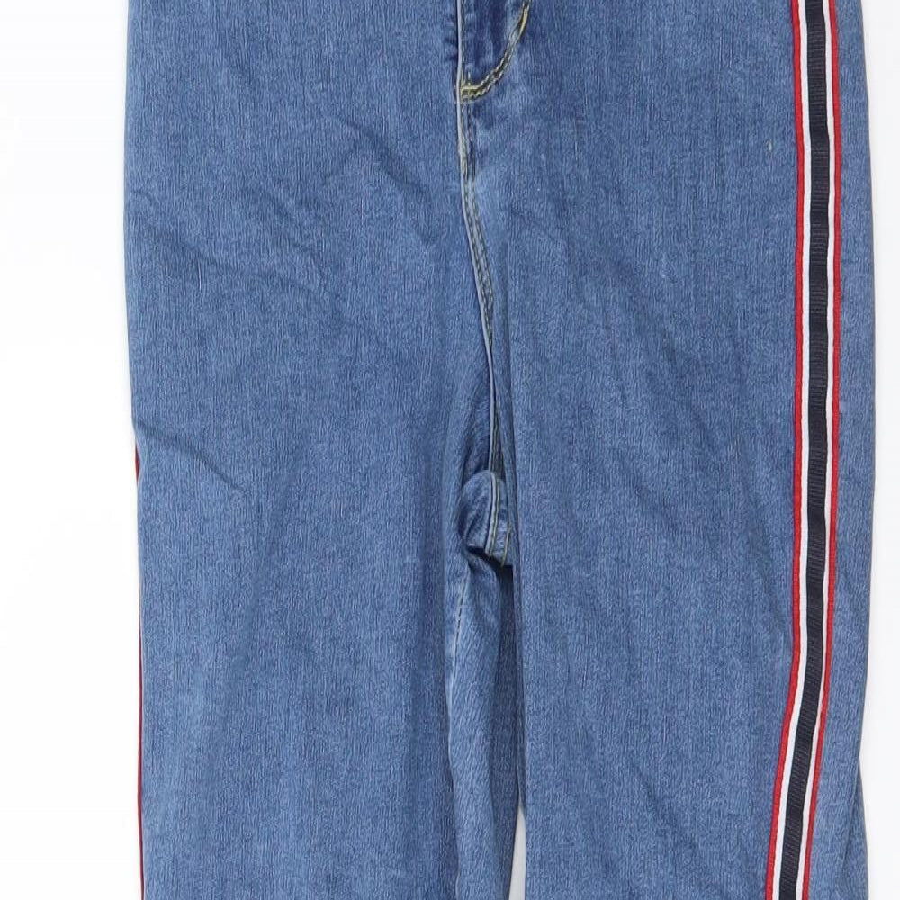 Denim & Co. Womens Blue  Denim Skinny Jeans Size 6 L25 in