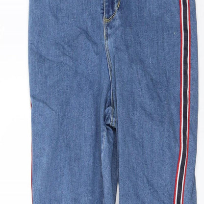 Denim & Co. Womens Blue  Denim Skinny Jeans Size 6 L25 in