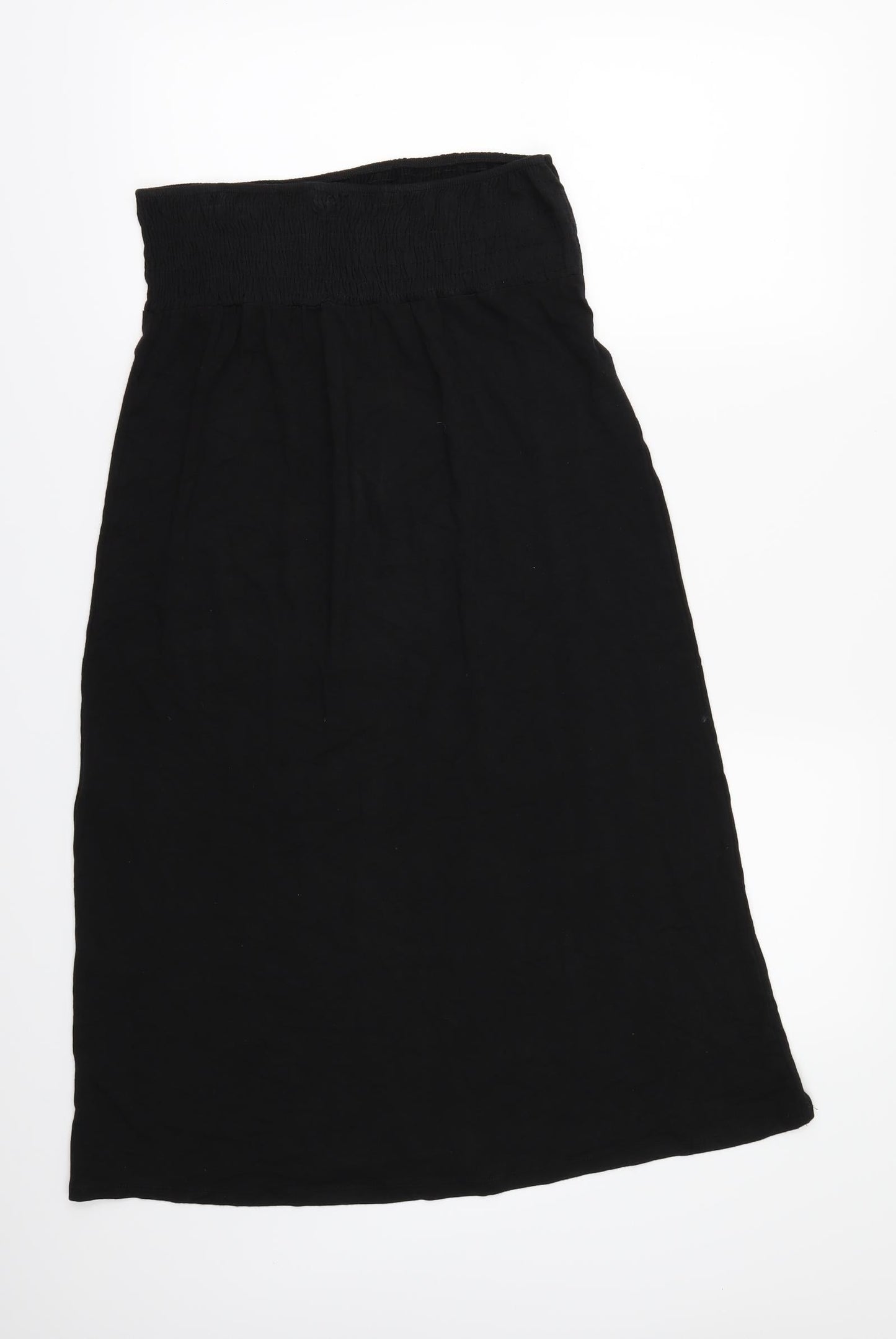 Adini Womens Black Batik  T-Shirt Dress  Size M  - STRAPLESS