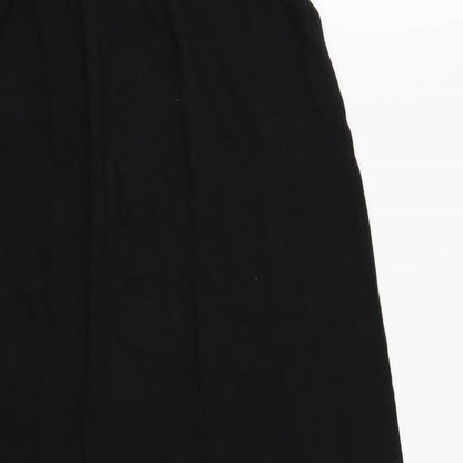 Adini Womens Black Batik  T-Shirt Dress  Size M  - STRAPLESS
