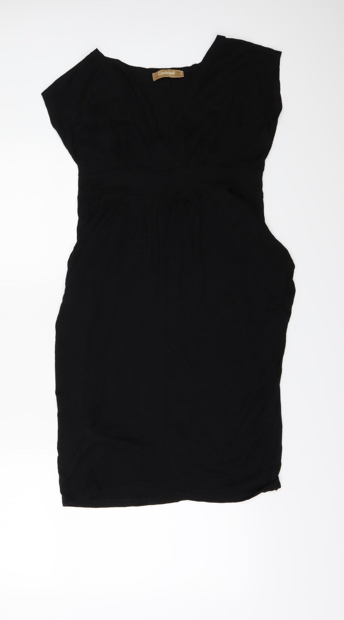 Conbipel Womens Black   Pencil Dress  Size S