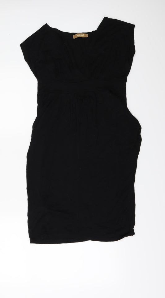 Conbipel Womens Black   Pencil Dress  Size S