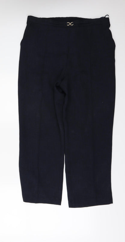 Damart Womens Blue   Sweatpants Trousers Size 16 L25 in