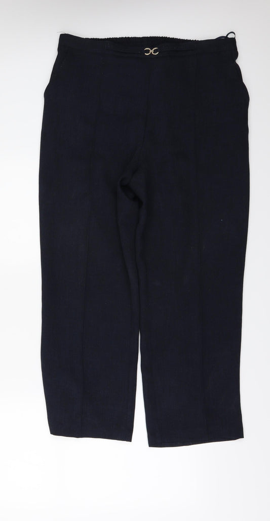 Damart Womens Blue   Sweatpants Trousers Size 16 L25 in