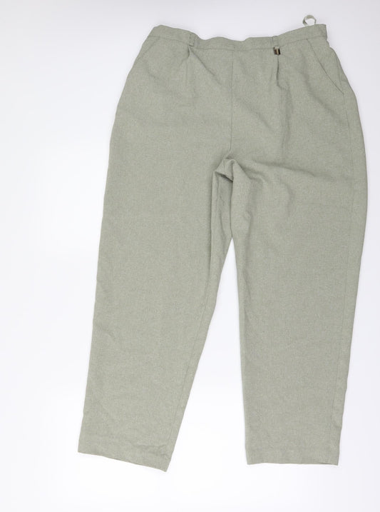 Classic Womens Green   Trousers  Size 18 L25 in