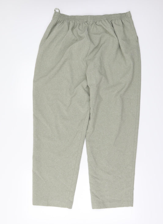Classic Womens Green   Trousers  Size 18 L25 in