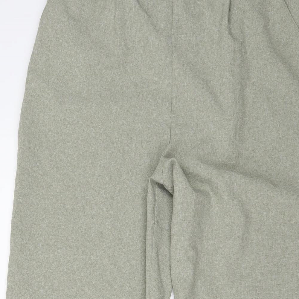 Womens UK Size 18 Classic Regular Fit  Green Trousers