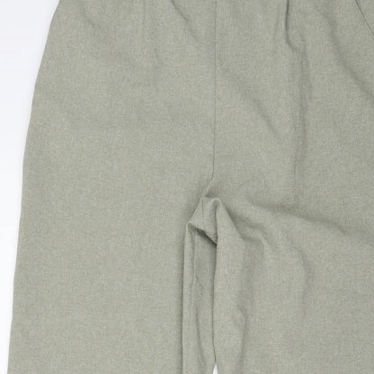 Womens UK Size 18 Classic Regular Fit  Green Trousers