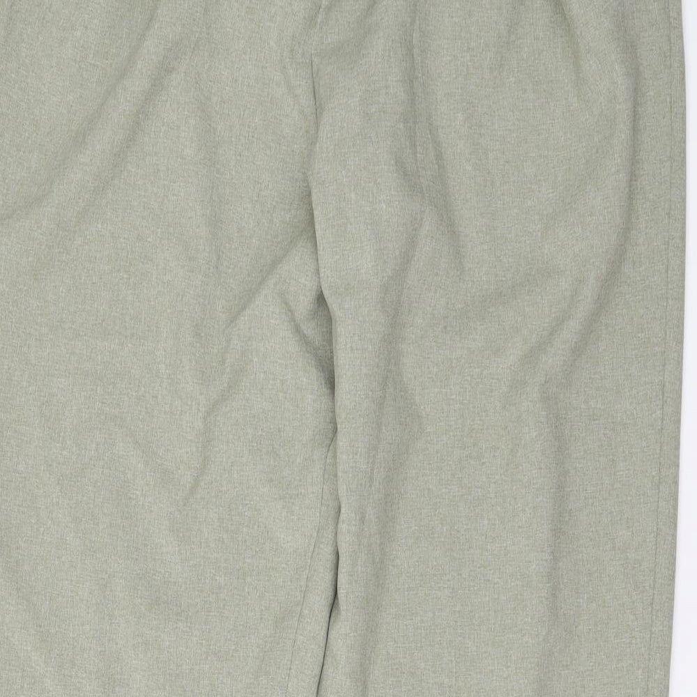 Womens UK Size 18 Classic Regular Fit  Green Trousers