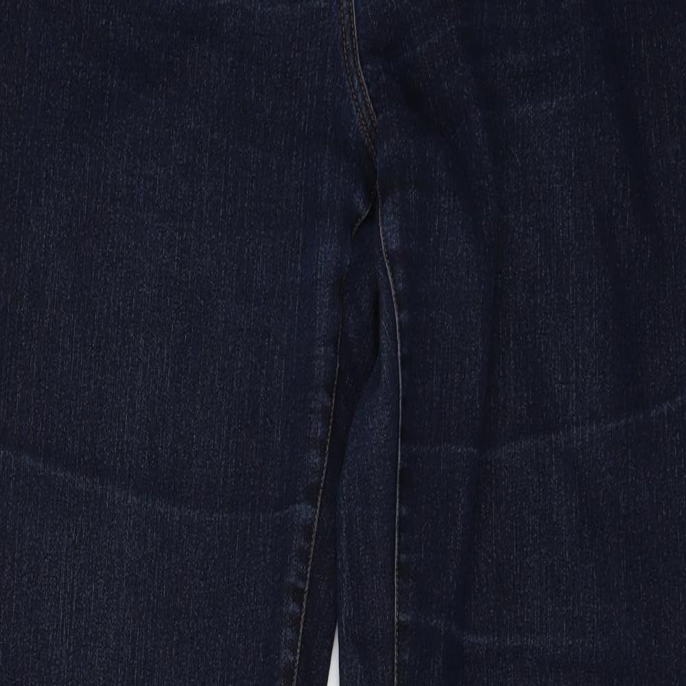Artigiano Womens Blue  Denim Wide-Leg Jeans Size 36 in L32 in