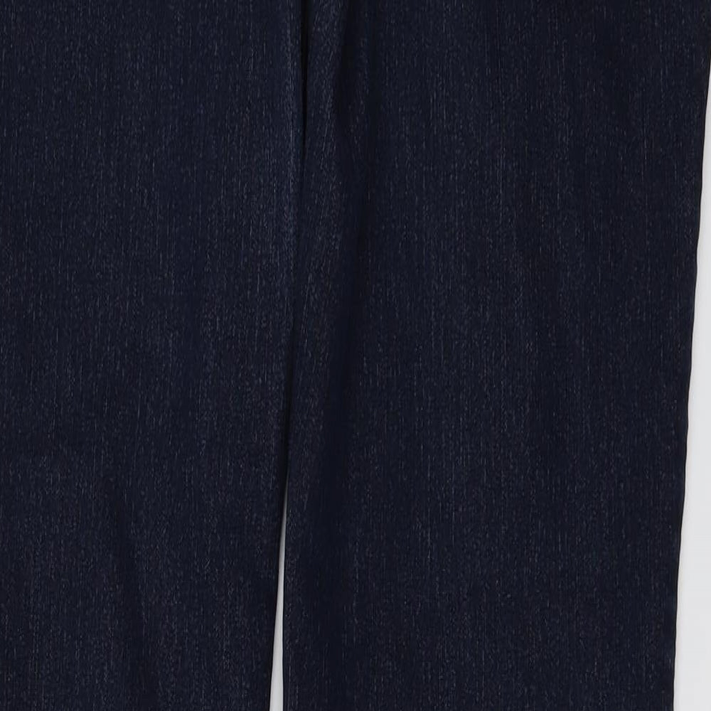 Artigiano Womens Blue  Denim Wide-Leg Jeans Size 36 in L32 in