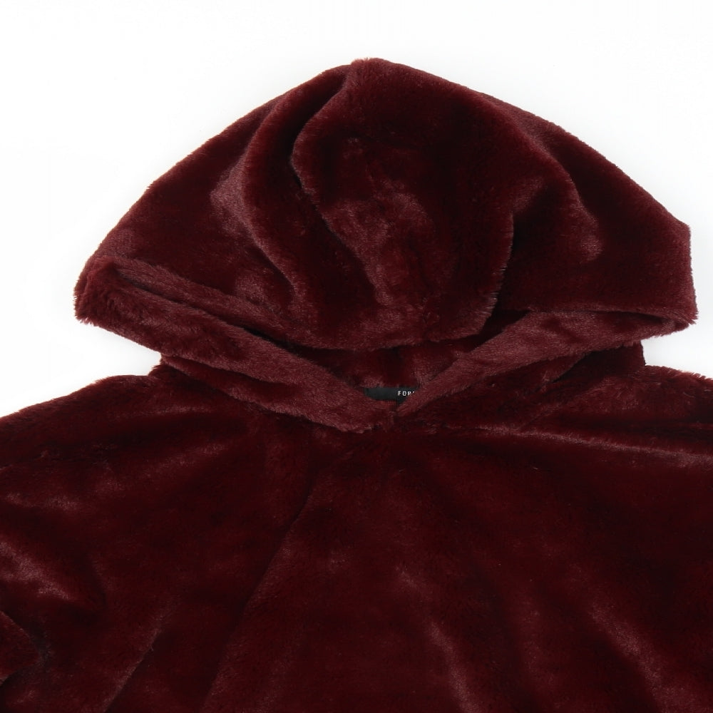 FOREVER 21 Womens Red   Pullover Jumper Size S