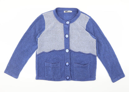 Pure & Natural Womens Blue   Cardigan Jumper Size M