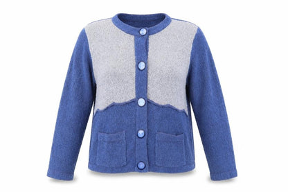 Pure & Natural Womens Blue   Cardigan Jumper Size M