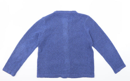 Pure & Natural Womens Blue   Cardigan Jumper Size M