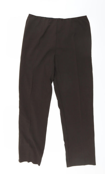 Berkertex Womens Brown   Trousers  Size 14 L29 in