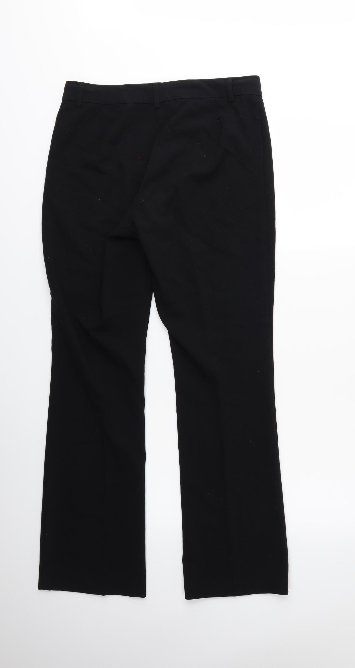 Womens UK Size 10 Marks and Spencer Regular Fit  Black Trousers