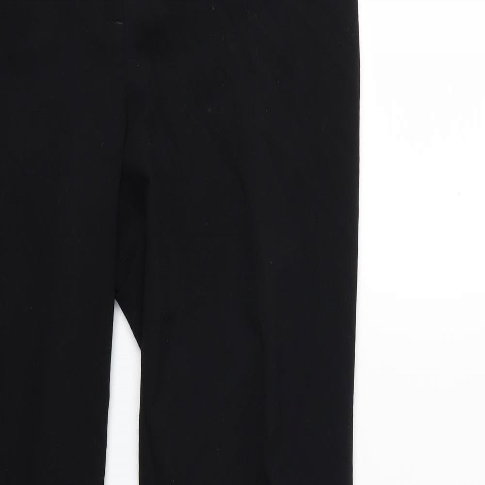 Womens UK Size 10 Marks and Spencer Regular Fit  Black Trousers