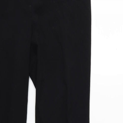Womens UK Size 10 Marks and Spencer Regular Fit  Black Trousers
