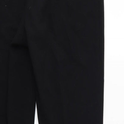 Womens UK Size 10 Marks and Spencer Regular Fit  Black Trousers