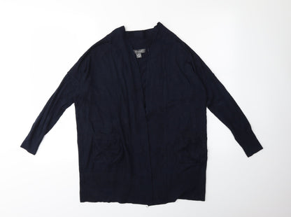 Primark Womens Blue  Knit Cardigan Jumper Size 6