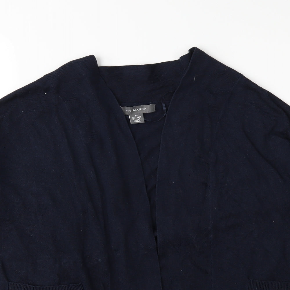 Primark Womens Blue  Knit Cardigan Jumper Size 6