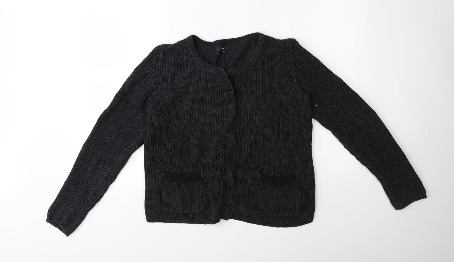 Gap Womens Grey  Knit Cardigan Jumper Size M
