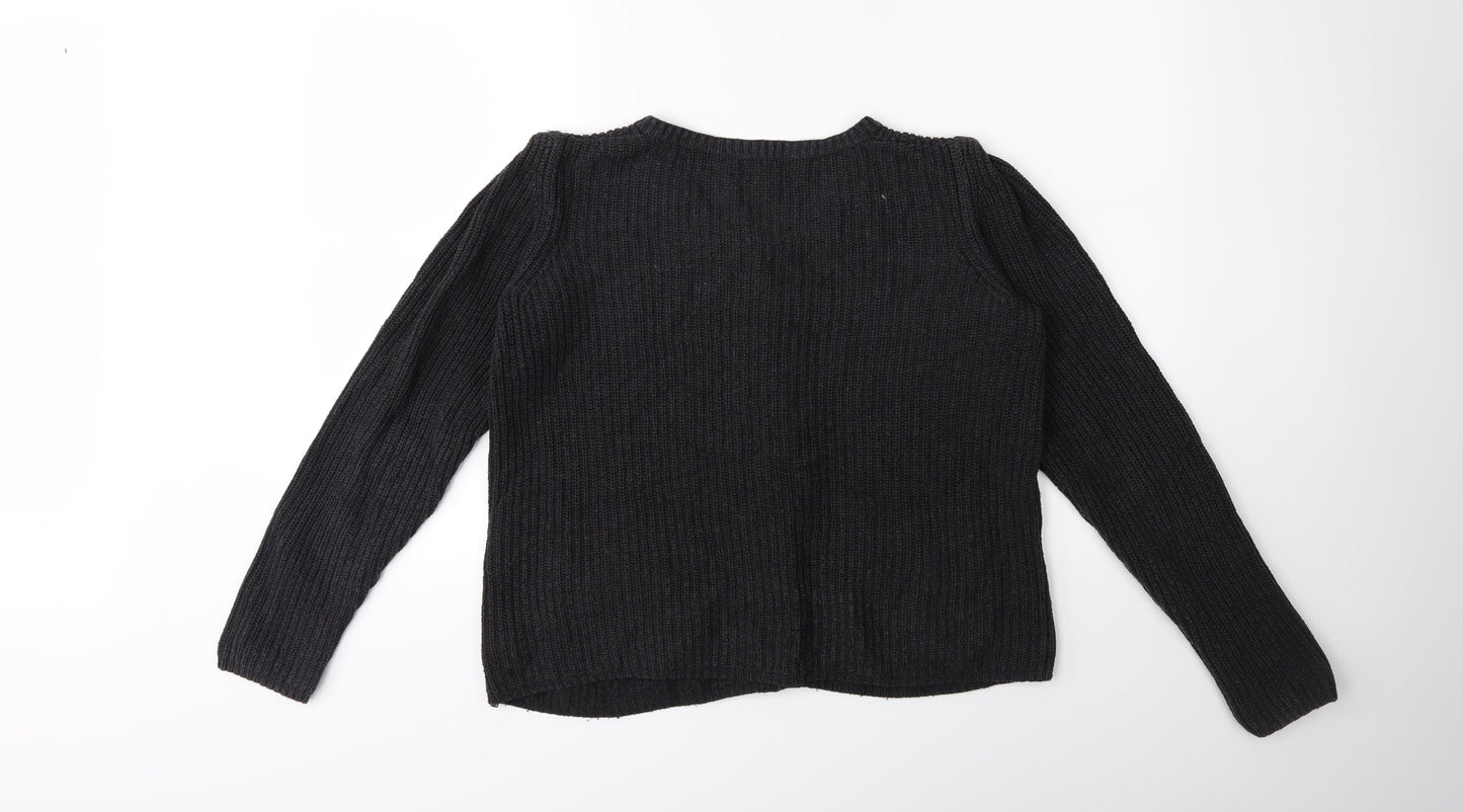 Gap Womens Grey  Knit Cardigan Jumper Size M